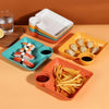 4-Piece Colorful Serving Platter Set